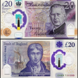 Counterfeit £20 GBP Banknote
