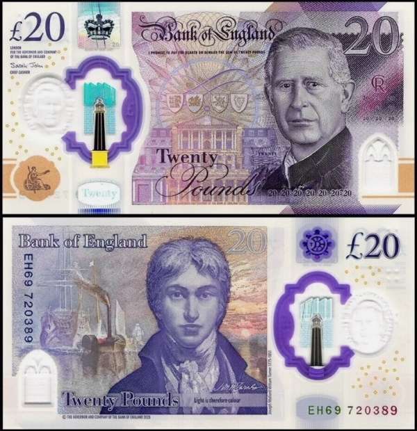 Premium Counterfeit £20 GBP Banknote | Fake £20 Pound Note