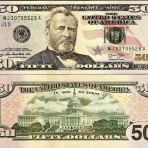 Counterfeit $50 Dollar USD Banknotes
