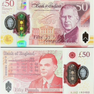 Counterfeit GBP £50 Banknotes