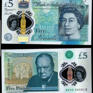 Counterfeit GBP £5 Banknotes