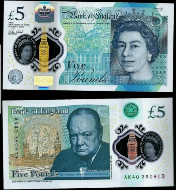 Premium Counterfeit GBP £5 Banknotes | Fake £5 Pound Notes